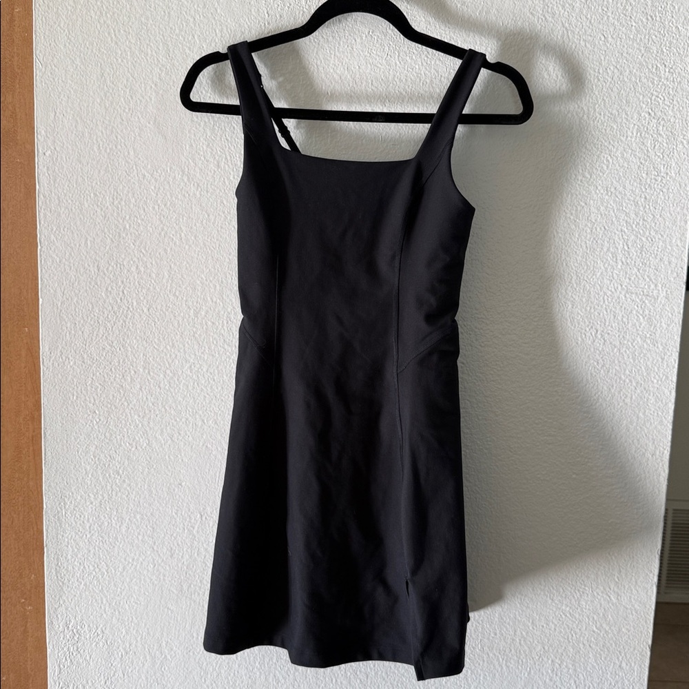 YPB Abercrombie Black Sculptlux Athletic Stretchy‎ Tennis Mini Dress S - Picture 2 of 4